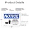Signmission Food And Drink Area No Biohazards OSHA Notice Sign, Aluminum, 18in W x 12in L, 2PK OS-2PACK-NS-A-1218-L-12814 - alternate 3